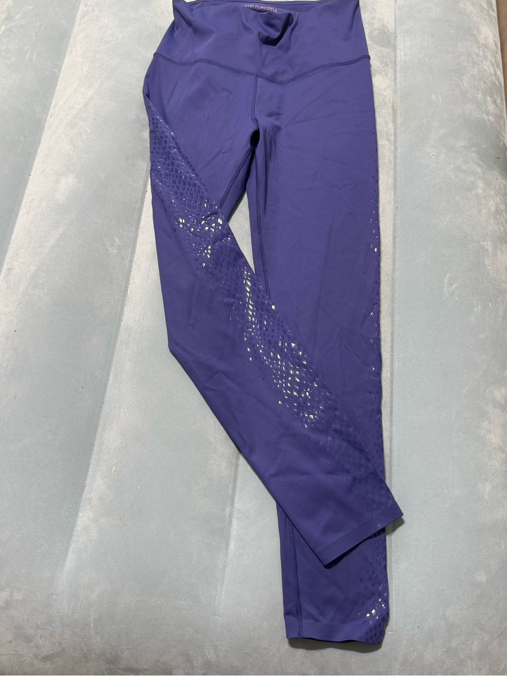 Calia Women Purple Laser-Detail Performance Joggers
